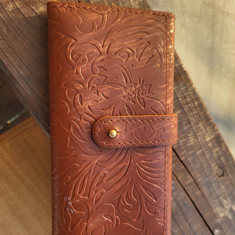 Portland Leather Goods Tri-Fold wallet 'Meadow'